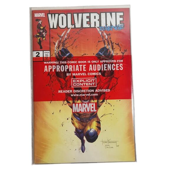 Marvel Wolverine Revenge #2 Polybag Variant Ed. Tyler Kirkham Brand New Sealed - Picture 1 of 6